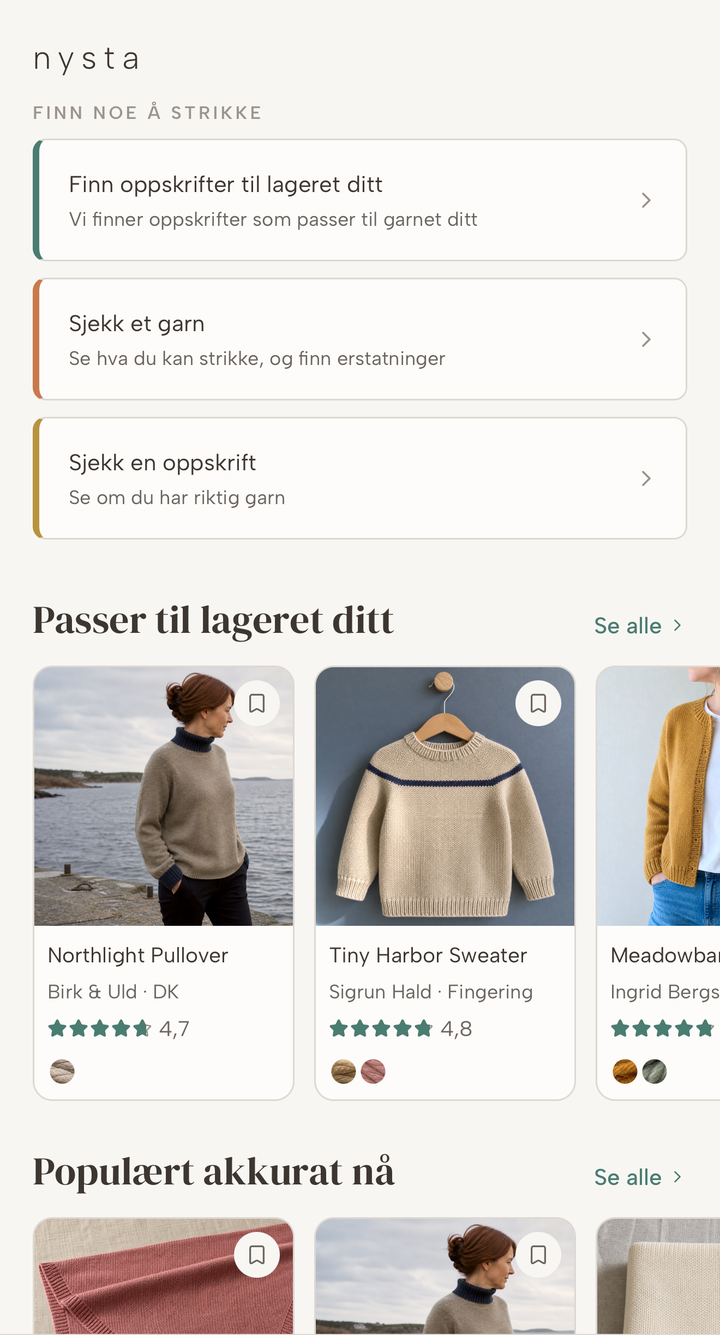 Finn ut hva garnet ditt kan bli til