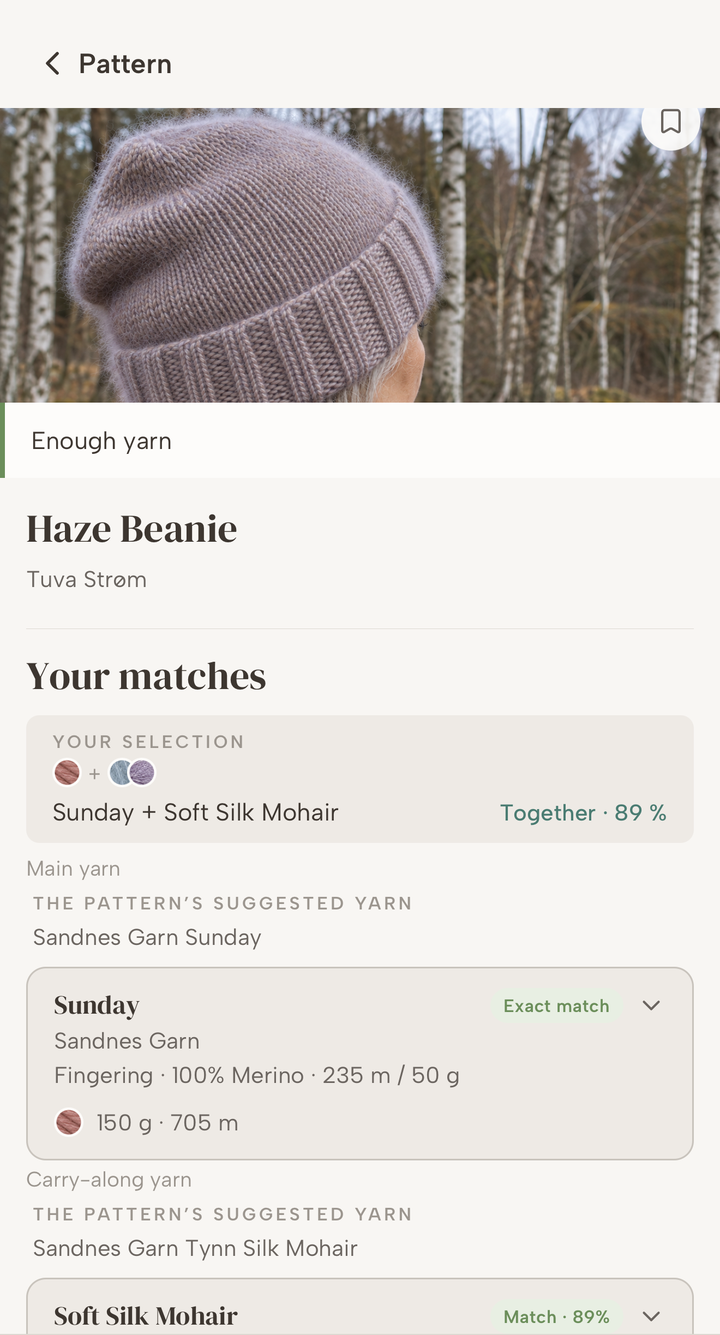 Knit your leftovers together into something new